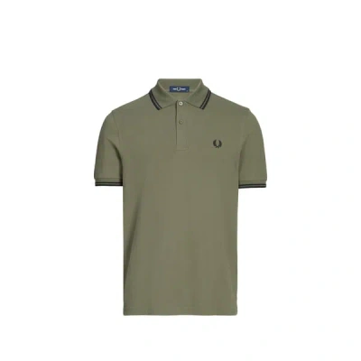 Fred Perry Polo En Coton Piqué In Green