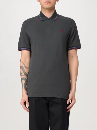Fred Perry Laurel Wreath-embroidered Polo Shirt In Grün