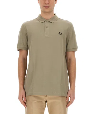 Fred Perry Polo Shirt In Sand