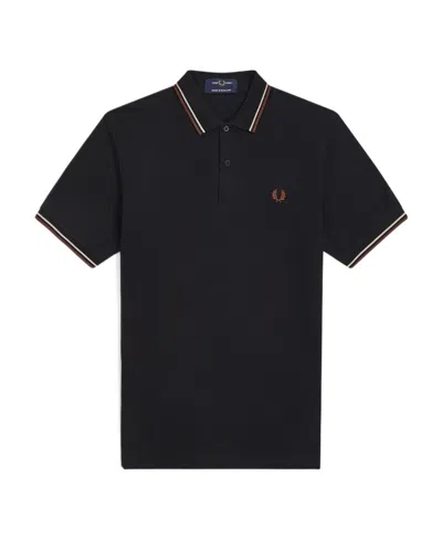 Fred Perry Reissues Original Twin Tipped Polo Black, Oatmeal & Whisky Brown