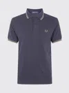Fred Perry Polo Shirt  Men Color Blue