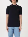 Fred Perry Polo Shirt  Men Color Blue 2