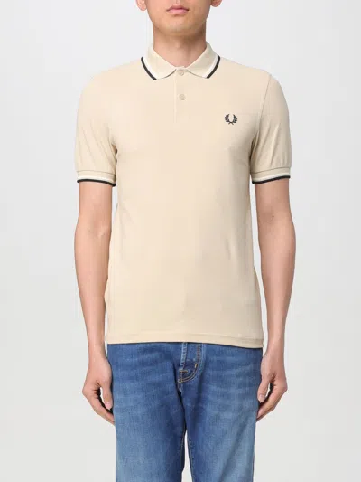 Fred Perry Polo Shirt  Men Color Fa01 In Beige