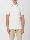 Fred Perry Polo Shirt  Men Color Ivory In White