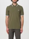 Fred Perry Polo Shirt  Men Color Military