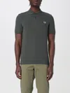 FRED PERRY POLO SHIRT FRED PERRY MEN COLOR OLIVE,406720048