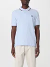 Fred Perry The Twin Tipped Polo Shirt In Royal Blue