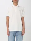 Fred Perry Polo  Herren Farbe Yellow Cream