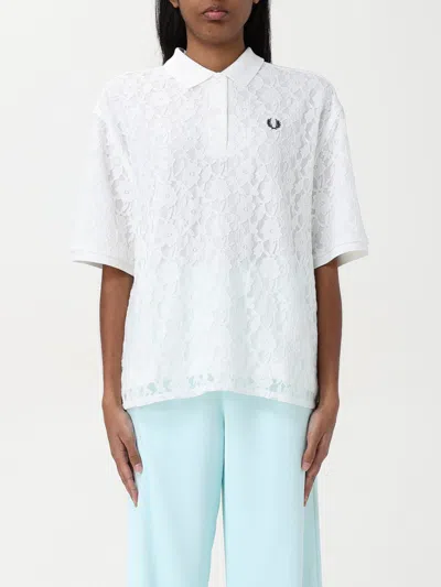 Fred Perry Polo Shirt  Woman Color White