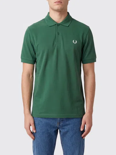 Fred Perry Polo Shirt Men Color Green