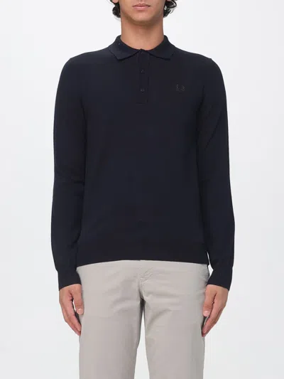 Fred Perry Polo Shirt Men Color Navy In Blue