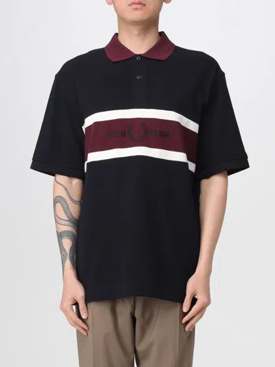 Fred Perry Polo Shirt Men  In Black