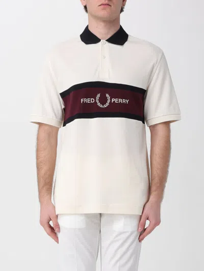 Fred Perry Polo Shirt Men  In Neutral