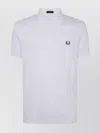 Fred Perry Laurel Wreath-embroidered Polo Shirt In White