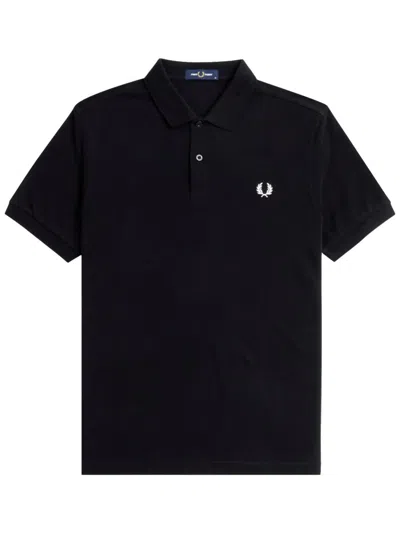 Fred Perry Polo With Logo In Black