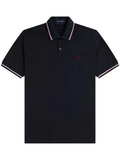 Fred Perry Polo With Logo In Black