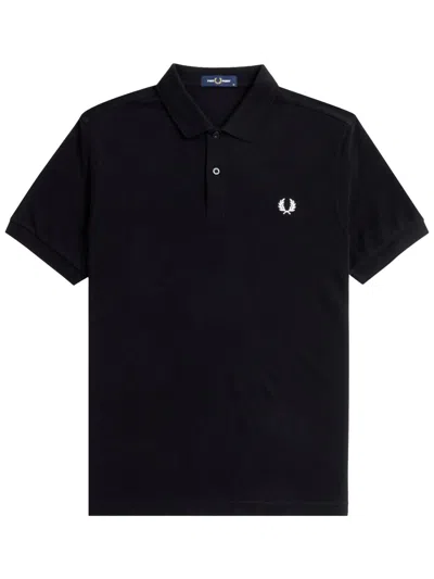 Fred Perry Polo With Logo In Black
