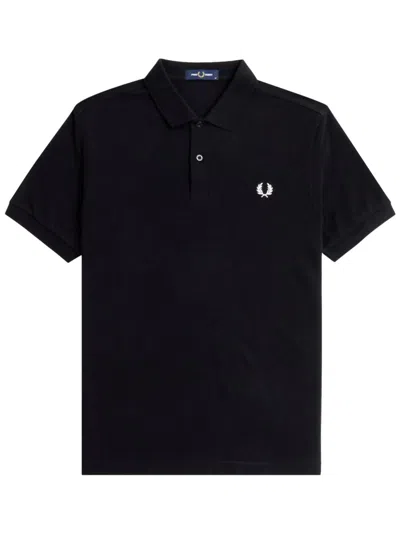 Fred Perry Polo With Logo In Black