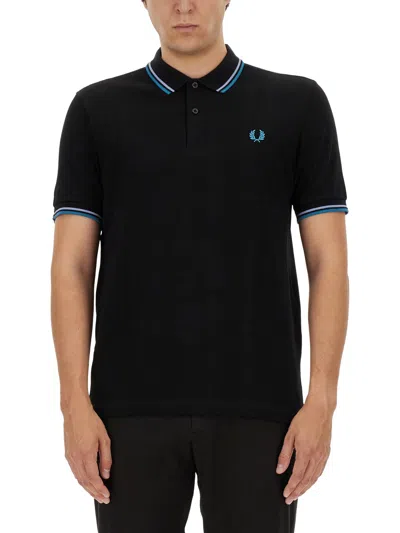 Fred Perry Polo Shirt  Men Color Black In Black