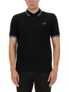 Fred Perry Polo Shirt  Men Color Black In Black