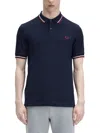 Fred Perry Twin Tipped Shirt In Blue
