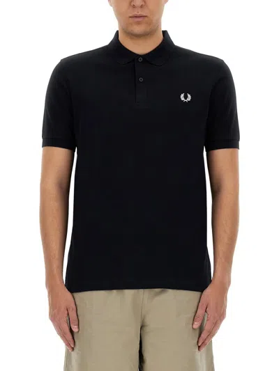 FRED PERRY FRED PERRY POLO WITH LOGO EMBROIDERY