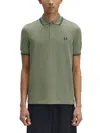 Fred Perry Polo With Logo In Green
