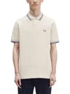 Fred Perry Polo With Logo In Ivory