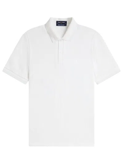 Fred Perry Polo With Logo In White