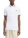 Fred Perry Polo With Logo In White