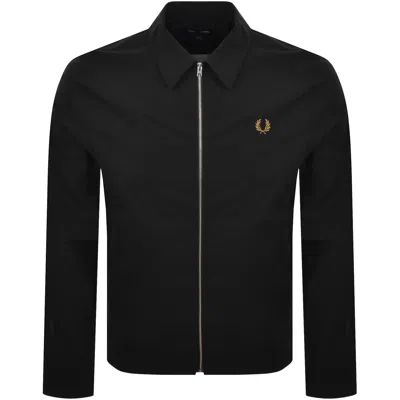 Fred Perry Poplin Overshirt Black
