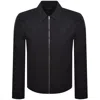 Fred Perry Poplin Overshirt Navy In Blue