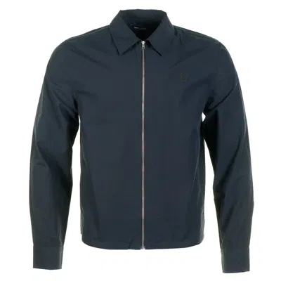 Fred Perry Poplin Overshirt Navy