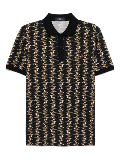 Fred Perry Printed Polo Shirt