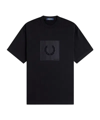 Fred Perry Printed T-shirt In Black