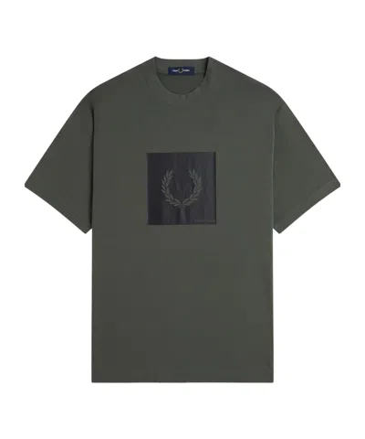 Fred Perry Printed T-shirt In Green