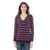 Fred Perry Purple Wool Sweater In Purple