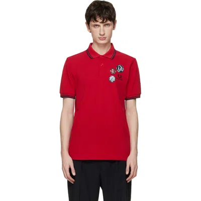 Fred Perry Red Kris Van Assche Edition Kva  Polo