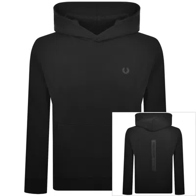 Fred Perry Reflective Hoodie Black