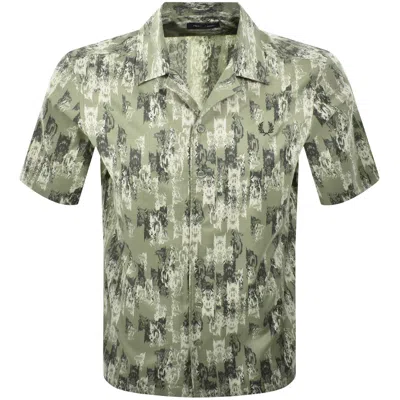 Fred Perry Revere Collar Shirt Green