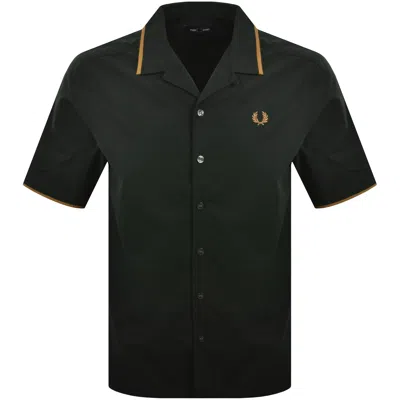 Fred Perry Revere Coller Shirt Green