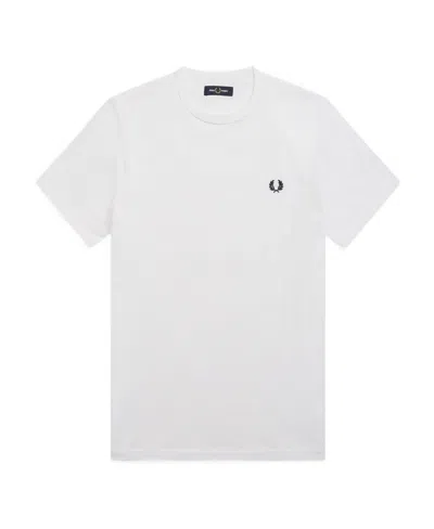 Fred Perry Classic Crew Neck Tee In White