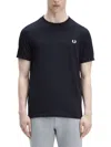Fred Perry Ringer T-shirt In Blue