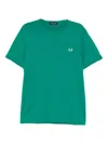 Fred Perry Ringer T-shirt In Green