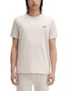Fred Perry Classic Crew Neck Tee In White