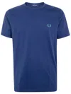 Fred Perry '' Ringer T-shirt In Blue