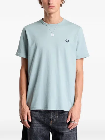 Fred Perry Ringer T-shirt In Blue
