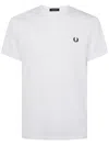 Fred Perry "" Ringer T-shirt In White
