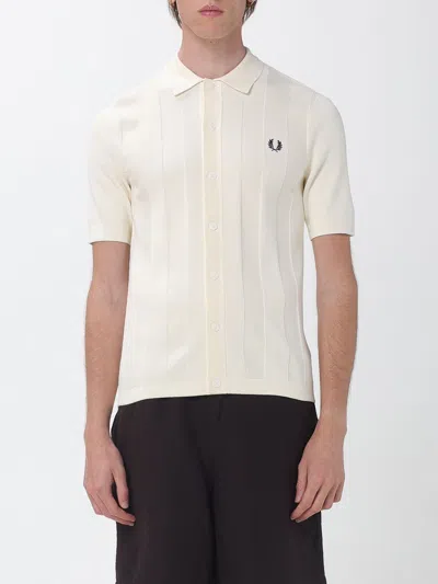 Fred Perry Shirt Men In White