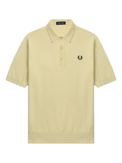 Fred Perry Short-sleeve Polo Shirt In Yellow
